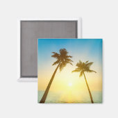 Idyllic tropische hemel magneet (Voorkant / Achterkant)