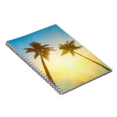 Idyllic tropische hemel notitieboek (Rechterzijde)