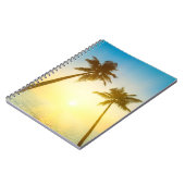 Idyllic tropische hemel notitieboek (Linkerzijde)