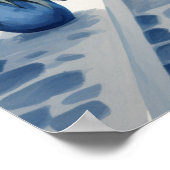 Idyllisch Grieks Eiland: Digitale Waterverf Art Pr Poster (Hoek)