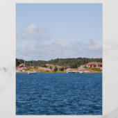 Idyllisch kustlandschap flyer (Achterkant)