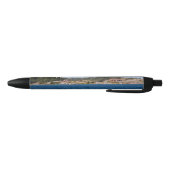 Idyllisch kustlandschap zwarte inkt pen (Bodem)