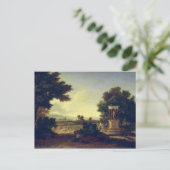 Idyllisch landschap briefkaart (Staand voorkant)