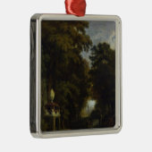 Idyllisch landschap metalen ornament (Rechts)