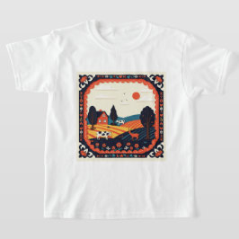 Idyllische boerderij t-shirt