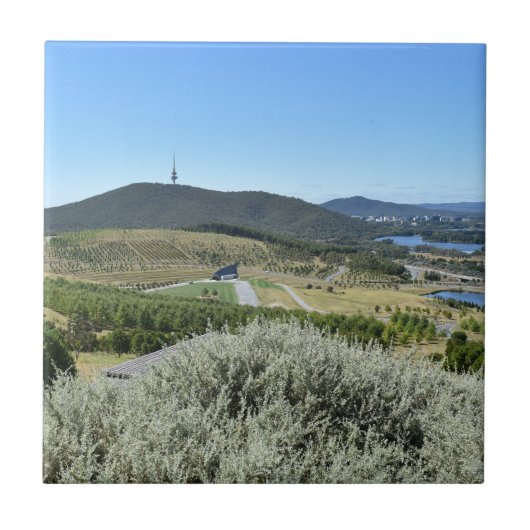 Idyllische Dag in Canberra Keramische Tegel Tegeltje (Voorkant)