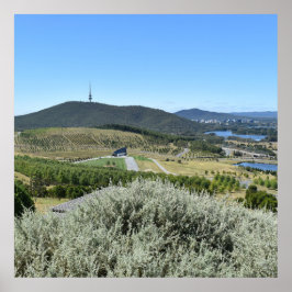 Idyllische dag in Canberra Poster