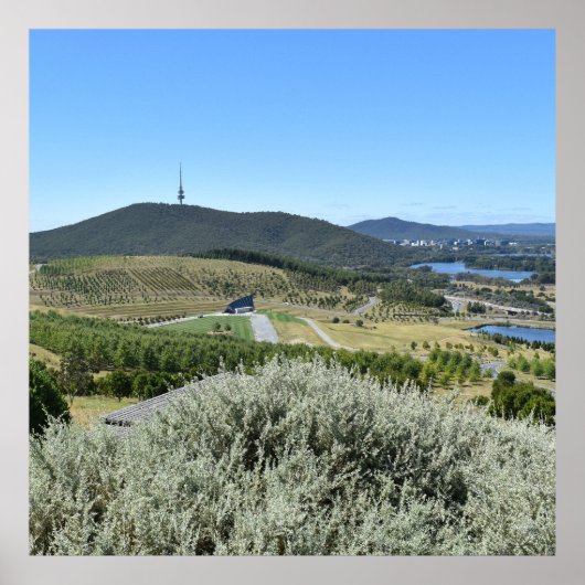 Idyllische dag in Canberra Poster (Voorkant)
