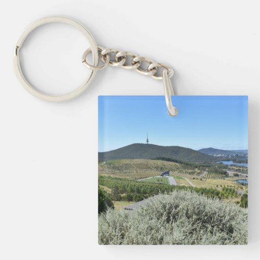 Idyllische dag in Canberra Sleutelhanger (voorkant)