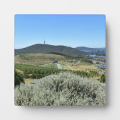 Idyllische Dag in Canberra Tafel Top Plaque Fotoplaat (Voorkant)
