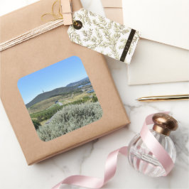 Idyllische dag in Canberra Vierkante Sticker