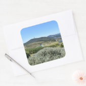 Idyllische dag in Canberra Vierkante Sticker (Envelop)