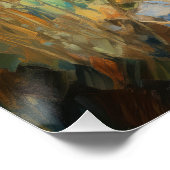 Idyllische mediterrane stad, Labrador Retriever Ho Perfect Poster (Hoek)