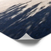 Idyllische symmetrie. Waterdammen. Malediven Poster (Hoek)