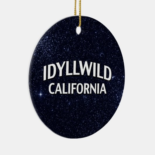 Idyllwild California Keramisch Ornament (Rechts)