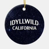 Idyllwild California Keramisch Ornament (Voorkant)