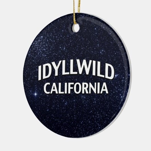 Idyllwild California Keramisch Ornament (Links)