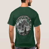 Idyllwild Judo en Jujutsu Mannen T T-shirt (Achterkant)