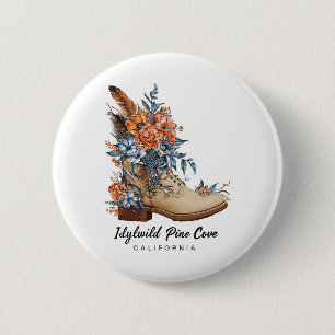 Idyllwild Pine Cove Wandelen Buiten Souvenir Ronde Button 5,7 Cm