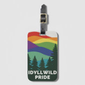 Idyllwild Pride Bagagelabel (Voorkant (verticaal))