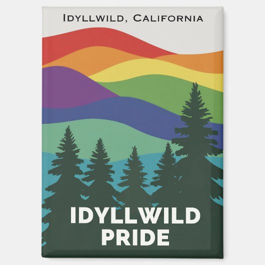 Idyllwild Pride Magnet (Voorkant)