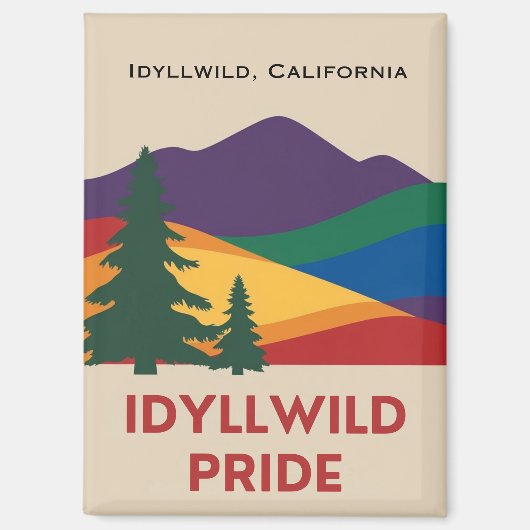 Idyllwild Pride Magnet (Voorkant)