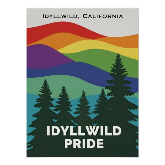 Idyllwild Pride Poster (Voorkant)