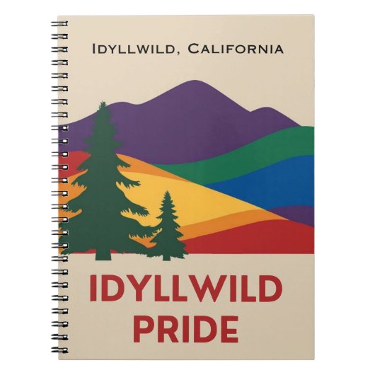 Idyllwild Pride Spiral Notitieboek (Voorkant)