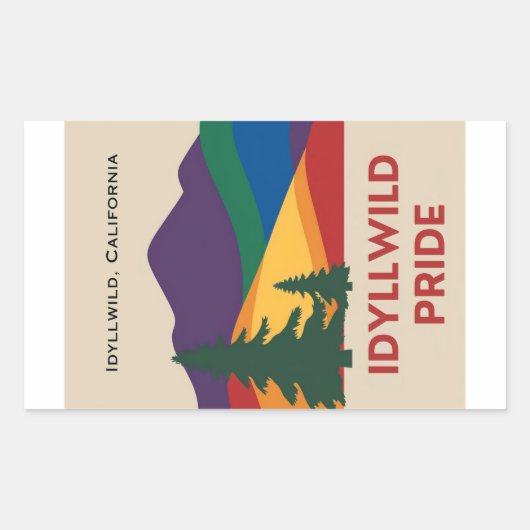 Idyllwild Pride Sticker Set (Voorkant)