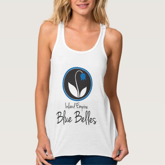 IE Blue Belles tank! Tanktop (Voorkant)