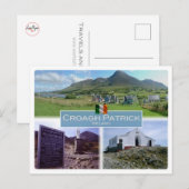 IE Ierland - Croagh Patrick - Briefkaart (Voorkant / Achterkant)