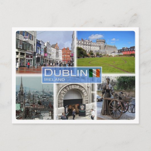 IE Ierland - Dublin - Briefkaart (Voorkant)