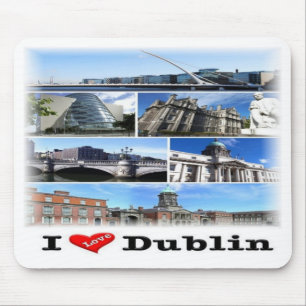 IE Ierland - Dublin - I Love - Muismat
