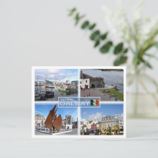 IE Ierland - Galway - Briefkaart (Staand voorkant)