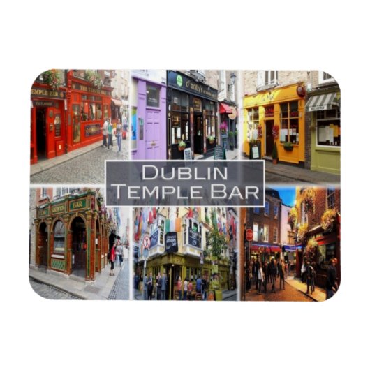 IE Ireland - Dublin - Temple Bar Magneet (Horizontaal)