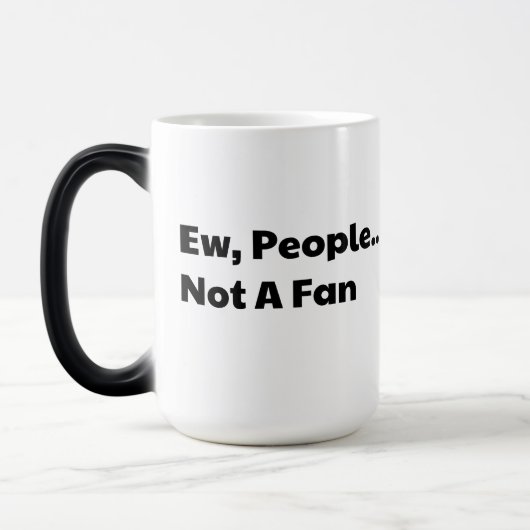 Ie mensen geen fan magische mok (Links)