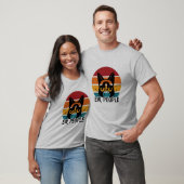 Ie Mensen Grappig Meowende Zwarte Kat T-shirt (Unisex)