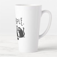 Ie Mensen Grappig Meowende Zwarte Katten