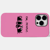Ie Mensen Grappig Meowy Zwarte Katten  Case-Mate iPhone Case (Achterkant (horizontaal))