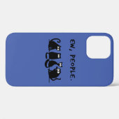 Ie Mensen Grappig Meowy Zwarte Katten Case-Mate iPhone Case (Achterkant (horizontaal))