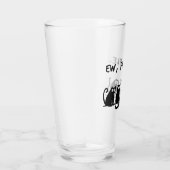Ie Mensen Grappig Meowy Zwarte Katten Glas (Rechts)
