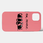 Ie Mensen Grappige Poezen Zwarte Katten  Case-Mate iPhone Case (Achterkant (horizontaal))