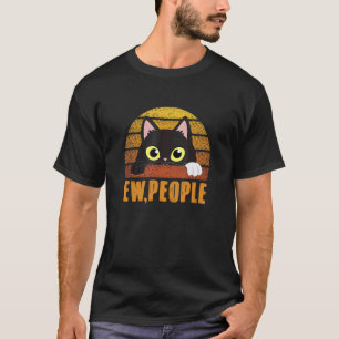 Ie Mensen Introvert Kat Anti Sociaal Sarcasme Zegg T-shirt