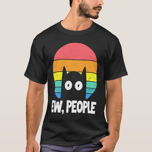 Ie mensen kat kat t-shirt (Voorkant)