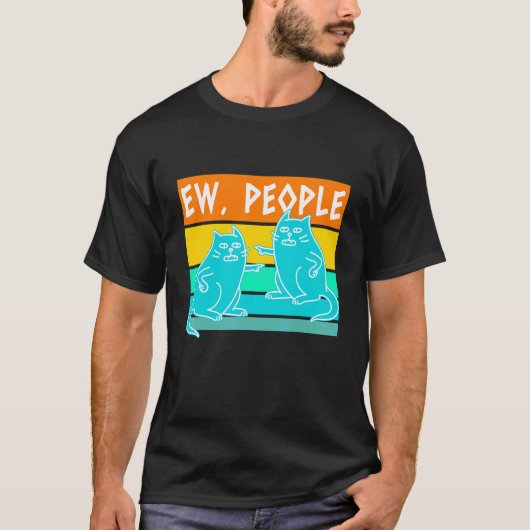 Ie Mensen Kat T-shirt (Voorkant)