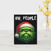 Ie Mensen Shihtzu Hond  Kaart (Gele Bloem)