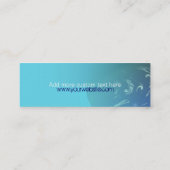 iEarth Mini Business Contact Card Contactkaartje (Achterkant)