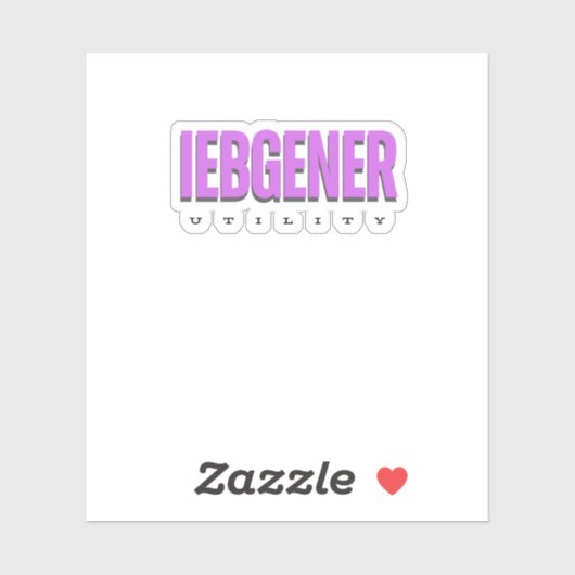 IEBGENER-hulpprogramma in Mainframe-sticker Sticker (Vel)
