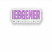 IEBGENER-hulpprogramma in Mainframe-sticker Sticker (Voorkant)