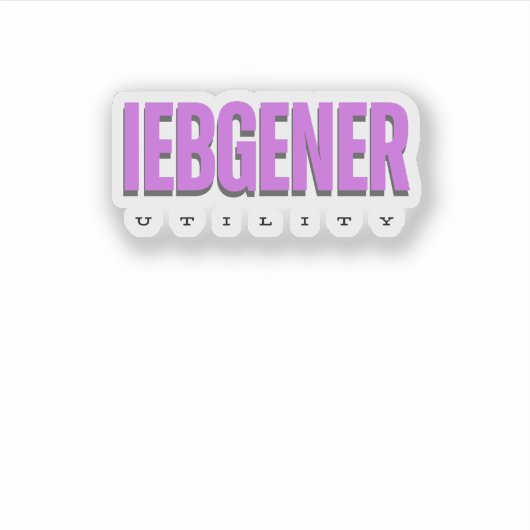 IEBGENER-hulpprogramma in Mainframe-sticker Sticker (Voorkant)